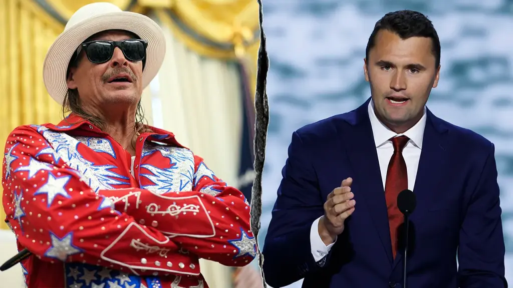 Kid Rock includes a tribute verse for the slain Charlie Kirk at the rodeo