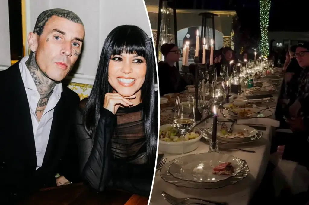 Kourtney Kardashian honors Travis Barker's 50th birthday with a lavish dinner