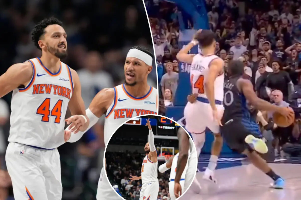 Landry Shamet's late-game efforts and a crucial call help Knicks secure a thrilling victory over the Mavericks