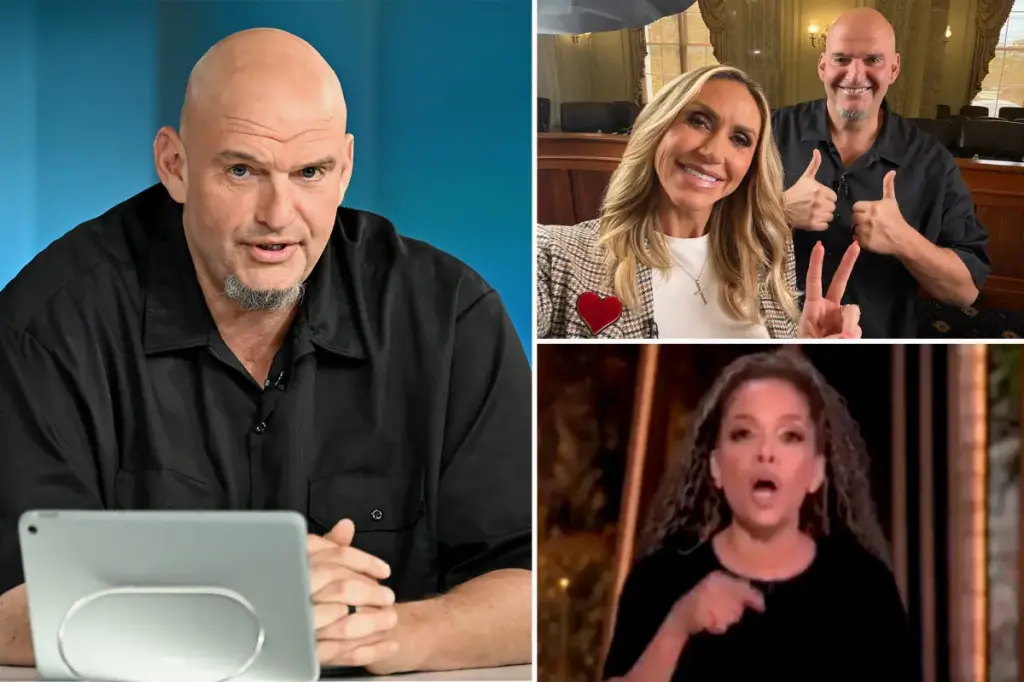 Lara Trump commends John Fetterman for confronting Democrats and Sunny Hostin.