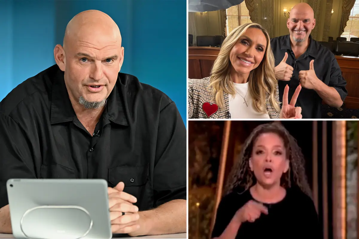 Lara Trump commends John Fetterman for confronting Democrats and Sunny Hostin.