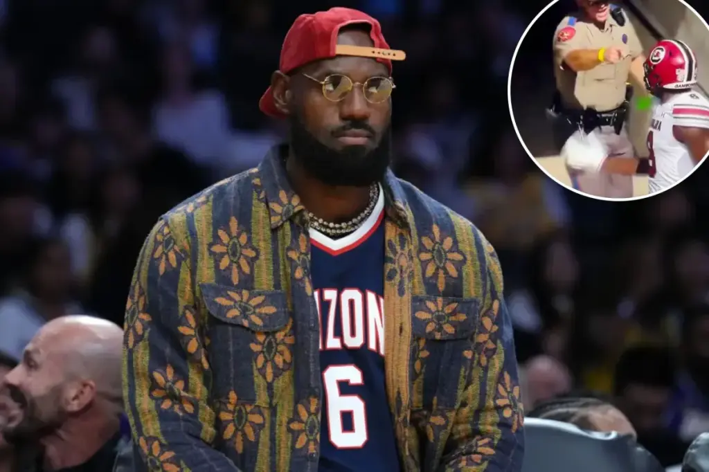 LeBron James: The Texas officer who pushed players should be suspended.