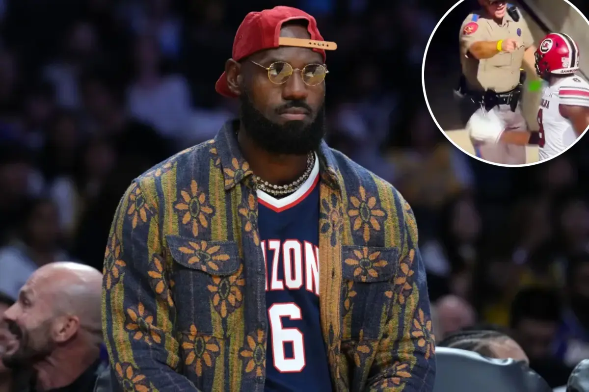 LeBron James: The Texas officer who pushed players should be suspended.