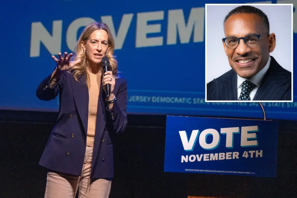 LeRoy Jones acknowledges that 'New Jersey is a battleground state' while campaigning with Mikie Sherrill