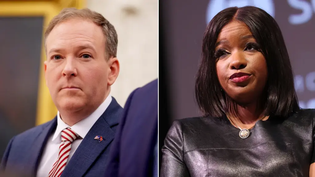 Lee Zeldin responds to Jasmine Crockett's remark about the Epstein donation.
