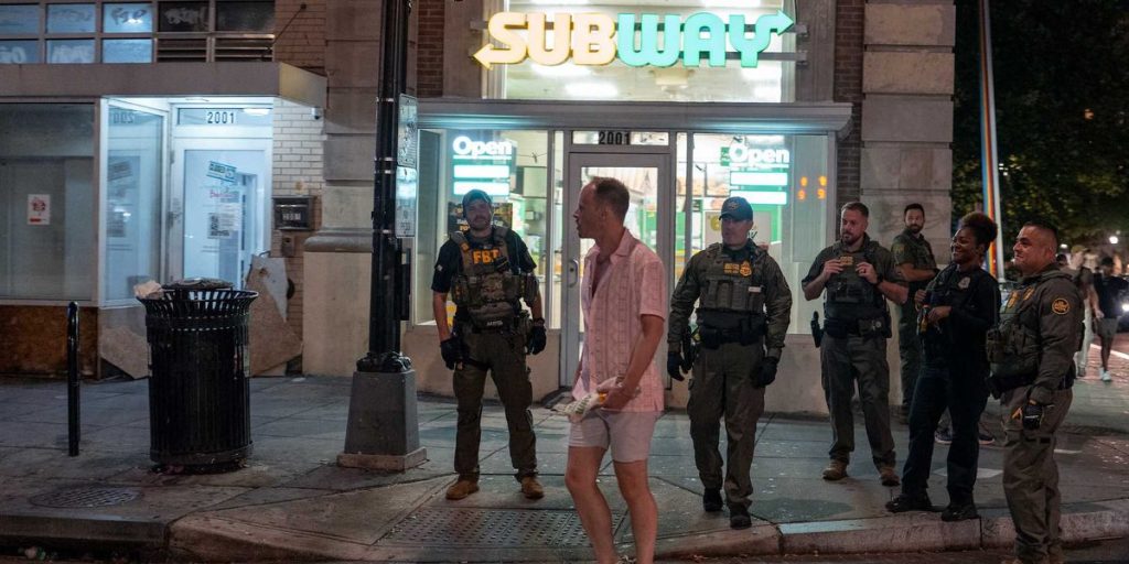 Legal case involving a man who tossed a Subway sandwich at a federal agent during the DC uprising takes an unexpected turn.