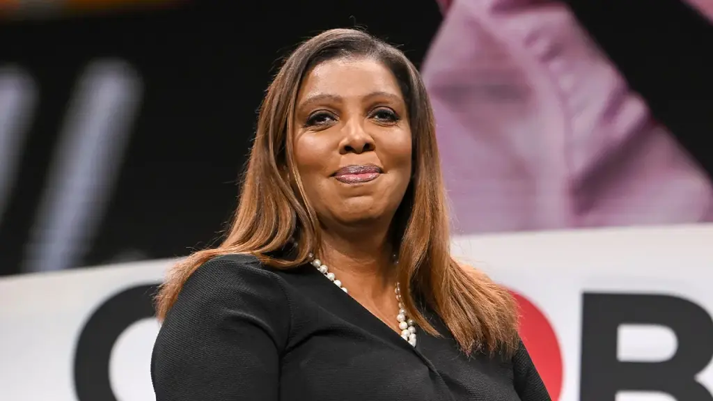 Letitia James cautioned against celebrating prematurely after charges were dropped.