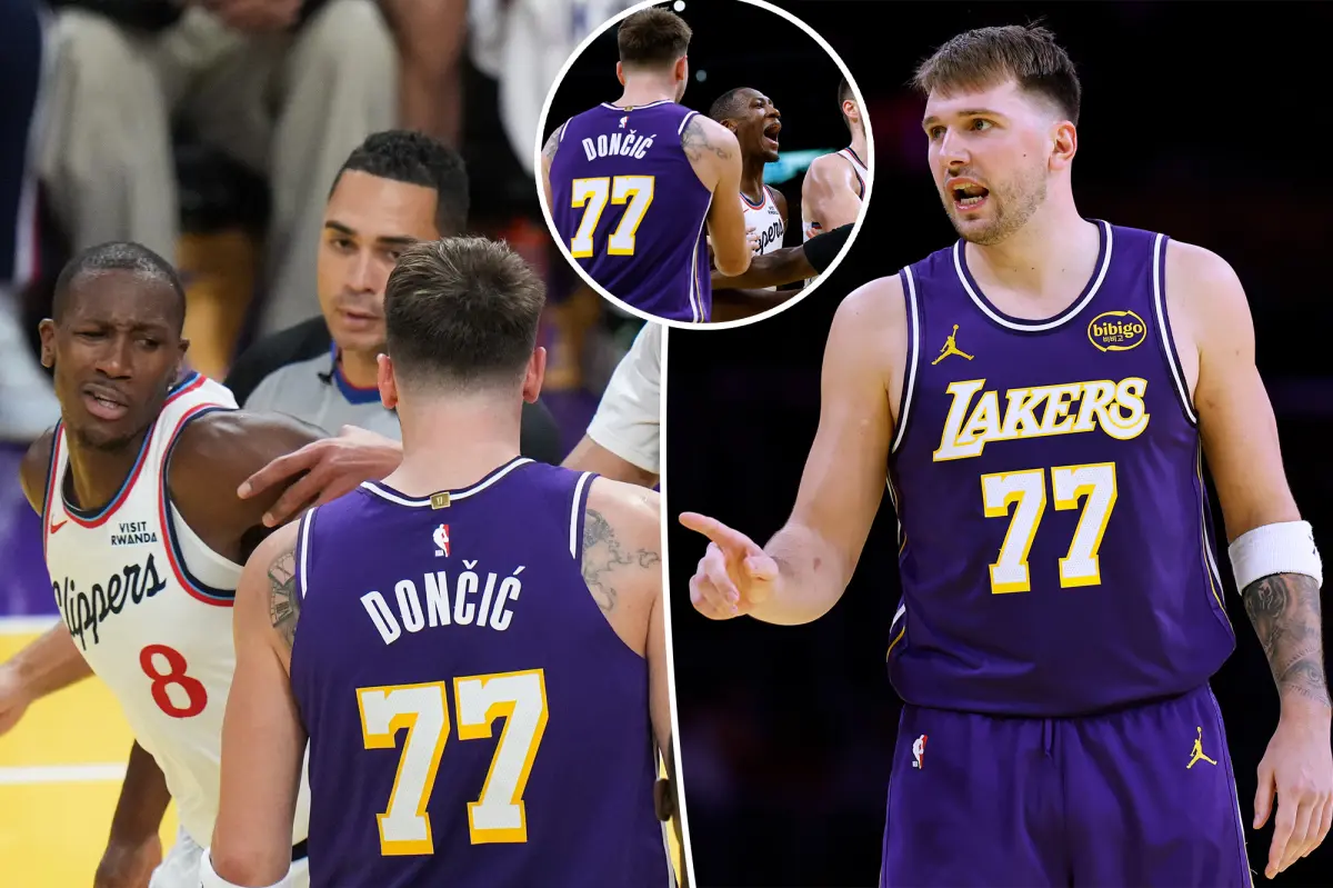 Luka Doncic criticizes the Lakers' 'perilous' NBA Cup court