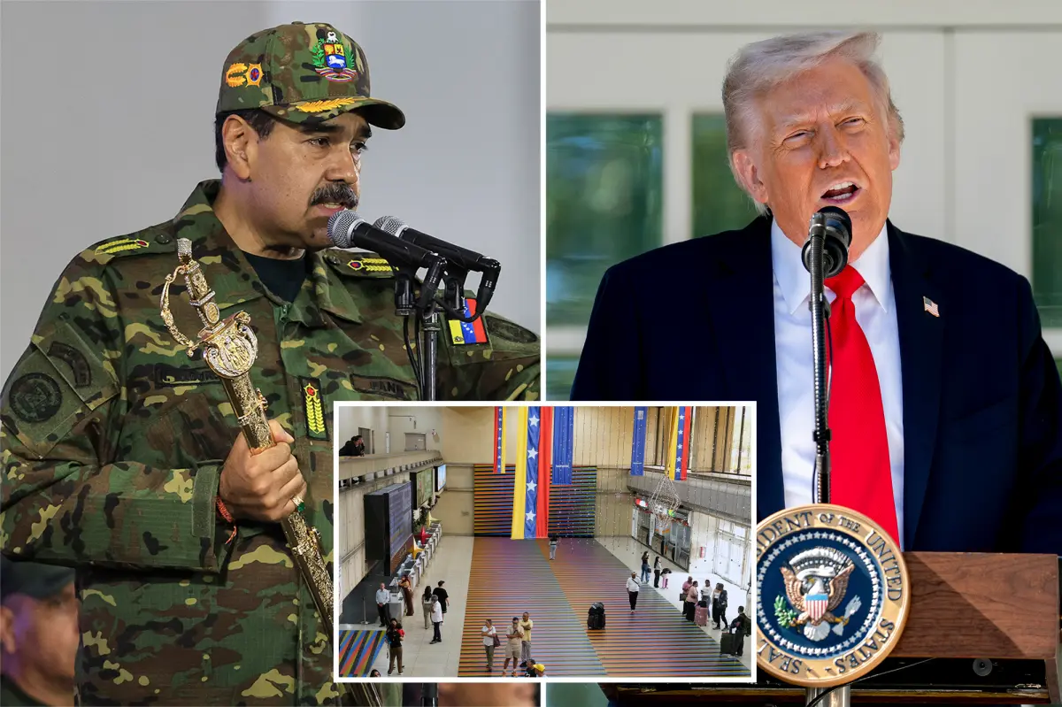 Maduro criticizes Trump's closure of airspace as a 'colonial threat'