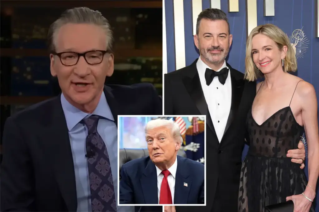 Maher confronts Jimmy Kimmel's wife over her demands regarding Trump-supporting family members