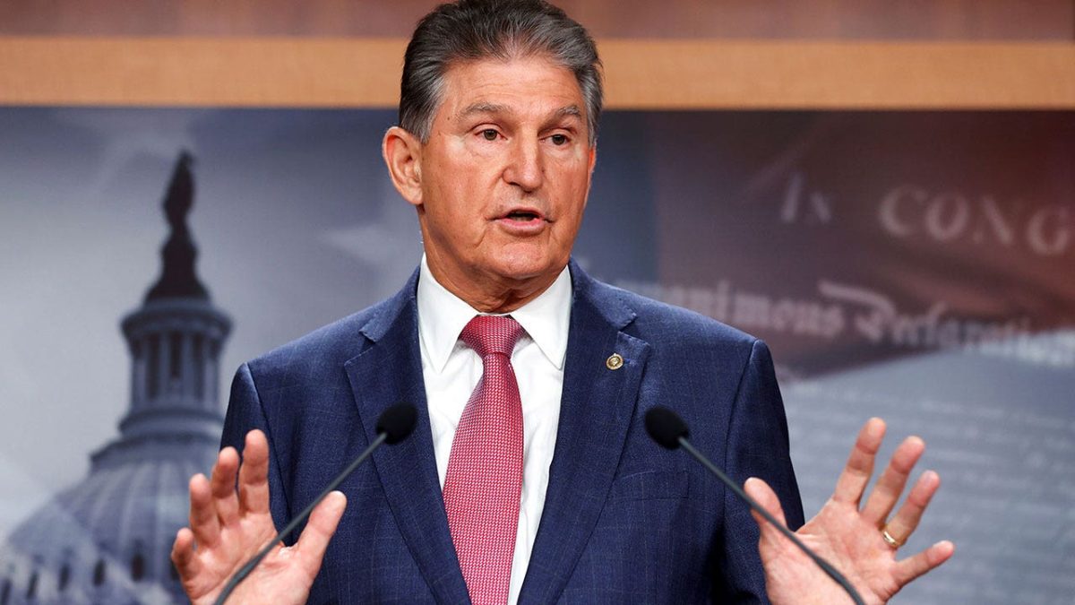 Manchin explains to Jon Stewart why Democrats lost states such as West Virginia.