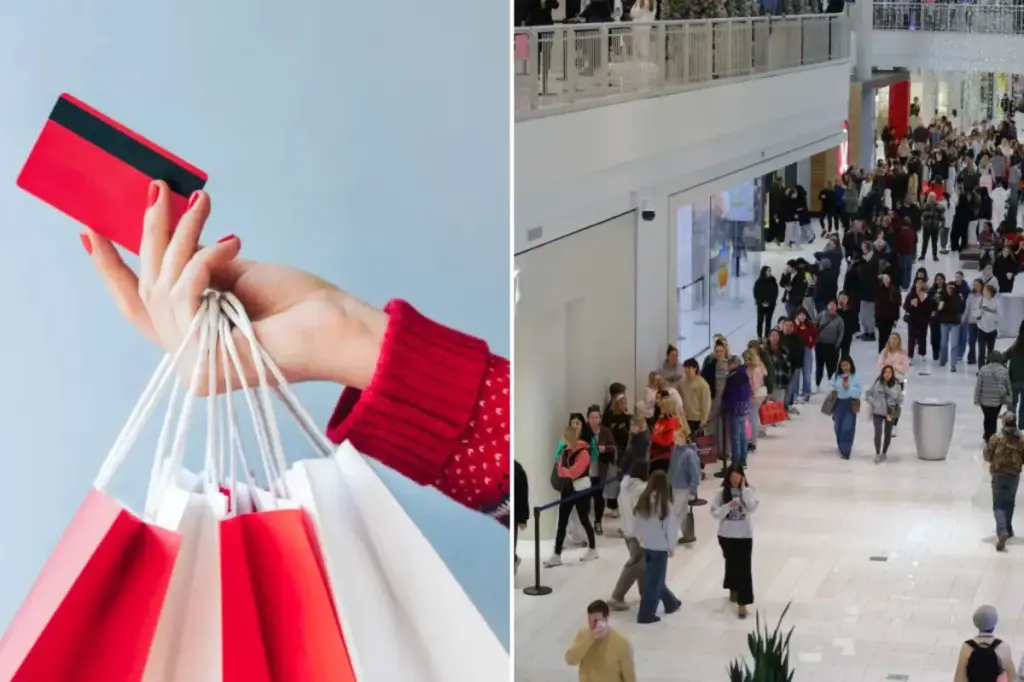 Many Americans are relying on credit cards for holiday gifts this year, and the numbers are surprising.