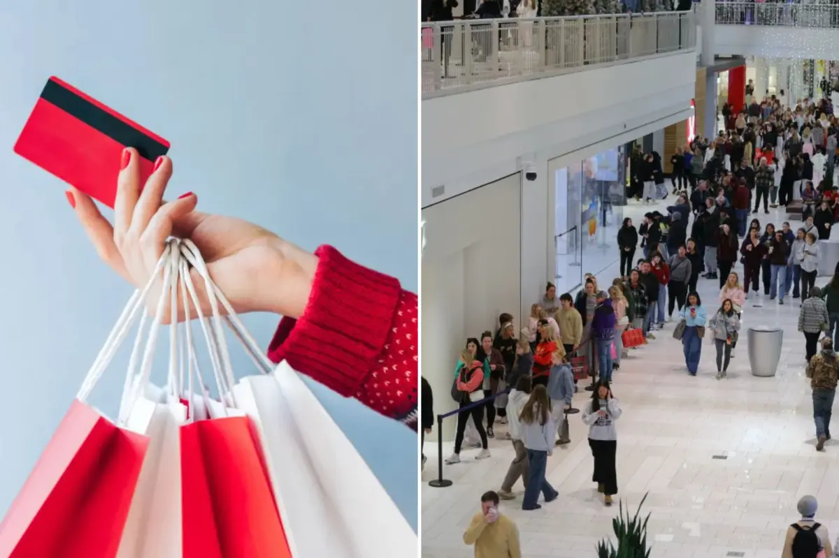 Many Americans are relying on credit cards for holiday gifts this year, and the numbers are surprising.