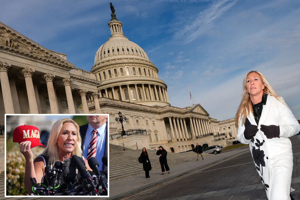 Marjorie Taylor Greene dismisses rumors about a 2028 presidential campaign.