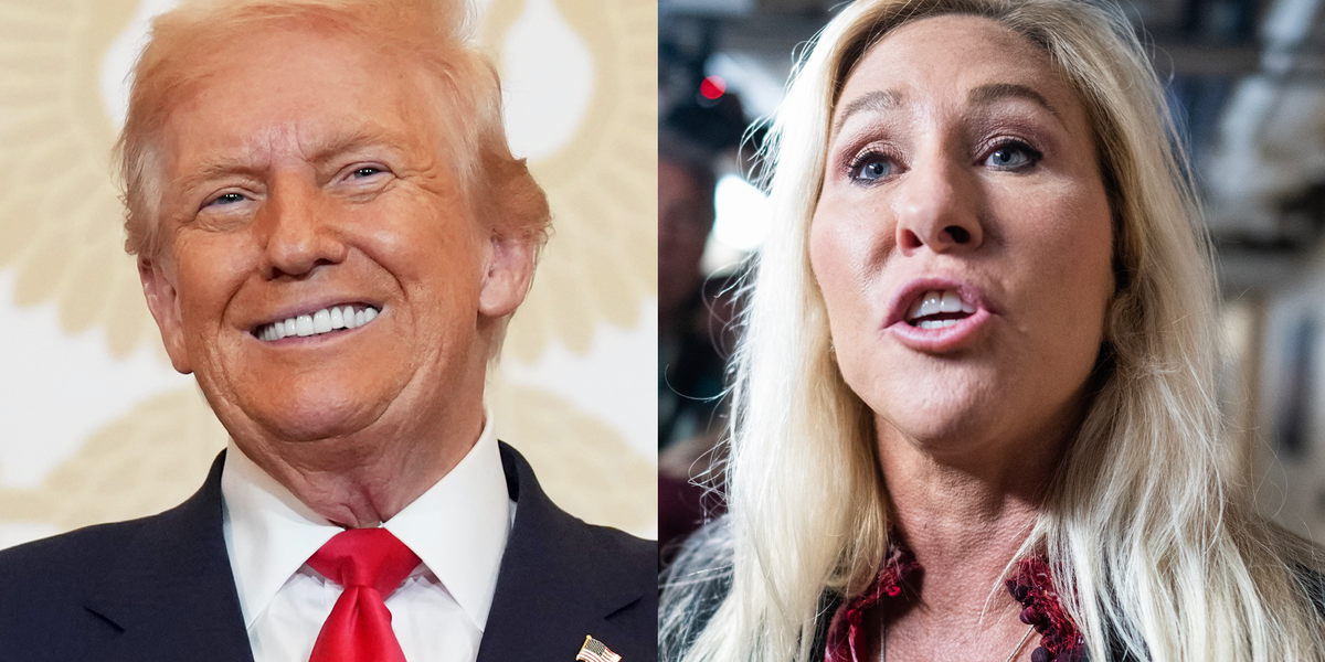 Marjorie Taylor Greene reports receiving threats of violence and holds Trump responsible.