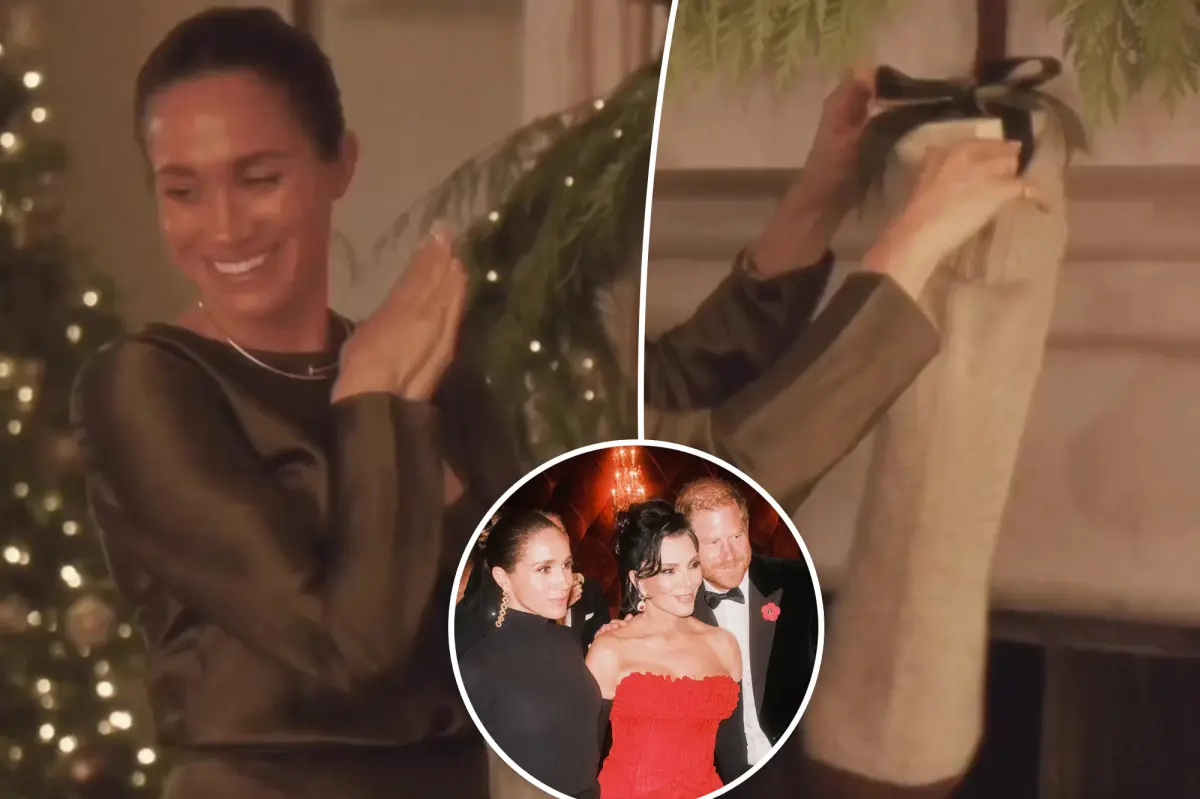 Meghan Markle embraces the holiday season in a cheerful new video following the drama from Kris Jenner's birthday party.