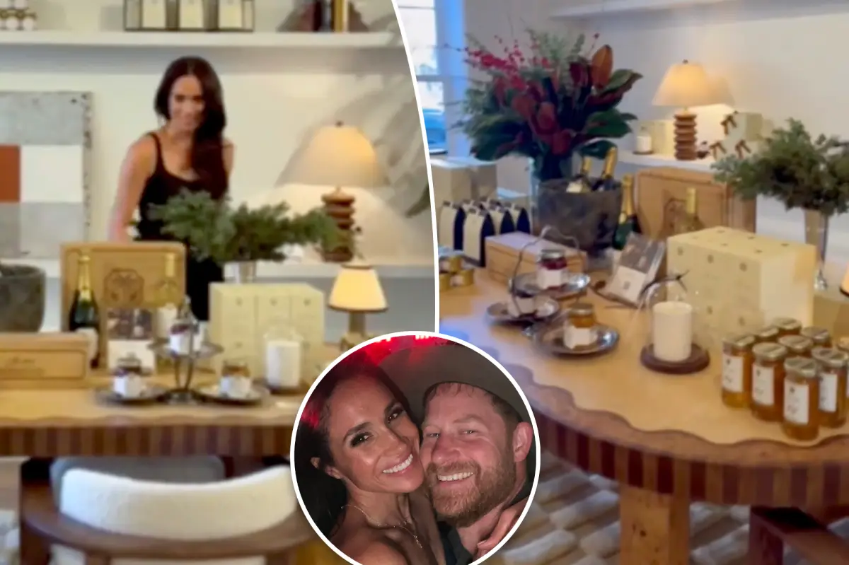 Meghan Markle reveals how she is celebrating Thanksgiving with Prince Harry and their children.