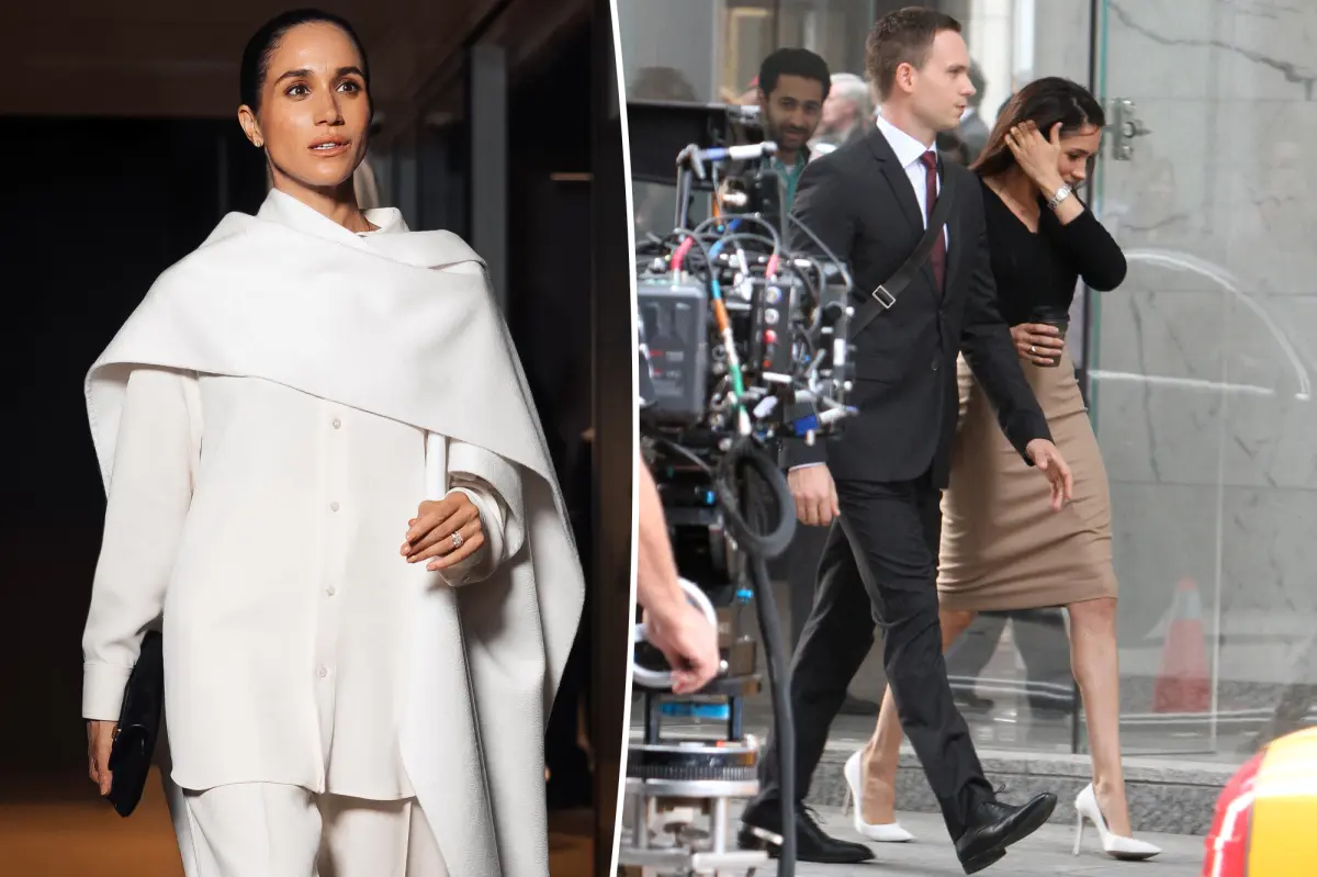 Meghan Markle spotted on the set of 'Close Personal Friends' for her return to acting