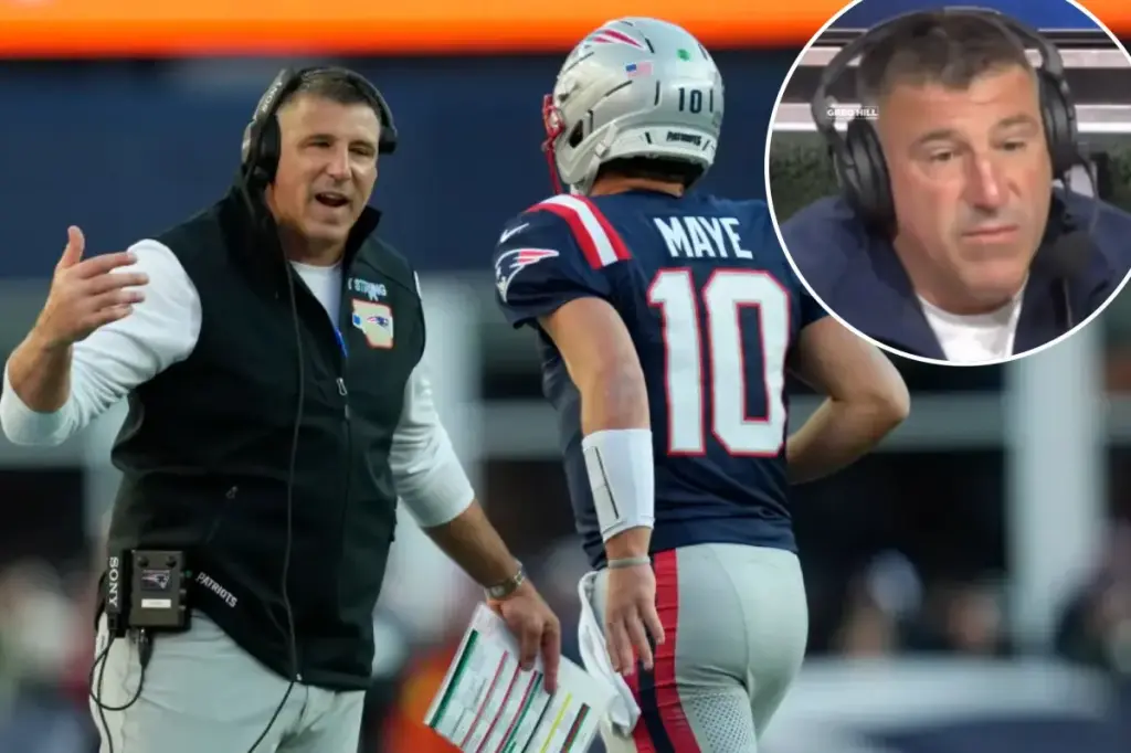 Mike Vrabel's radio chat turns lively over host's 'little smirk'