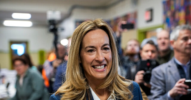 Mikie Sherrill of the Democratic Party triumphs in New Jersey's gubernatorial election.
