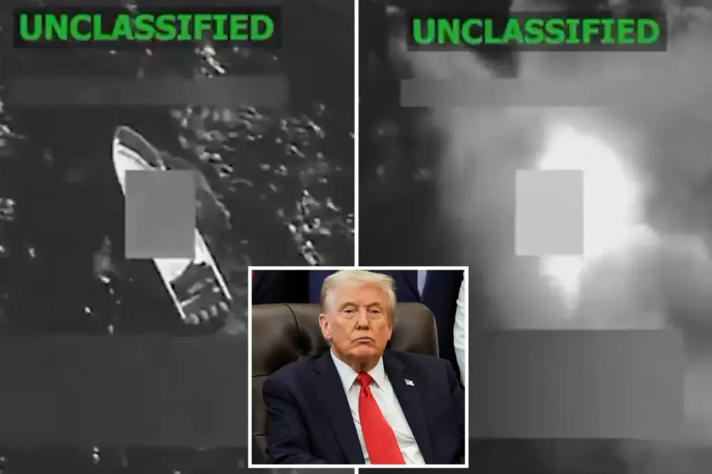 Military forces eliminate two suspected drug-related terrorists in 16th drone attack.