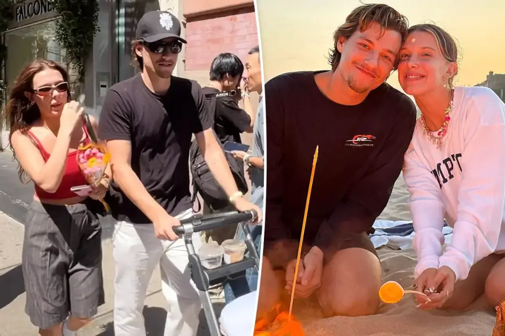 Millie Bobby Brown and Jake Bongiovi's child makes a surprise appearance in 'Stranger Things' interview