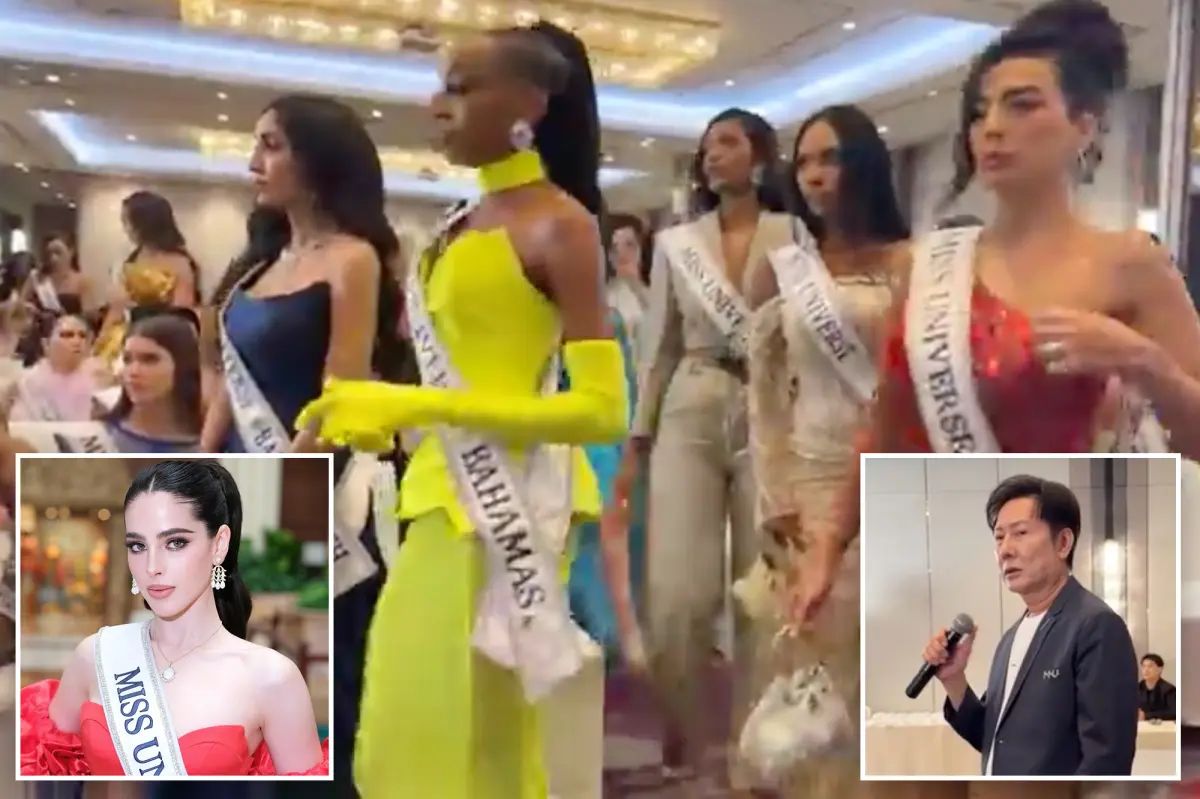 Miss Universe participants leave in protest after Nawat Itsaragrisil publicly criticized Miss Mexico Fátima Bosch.