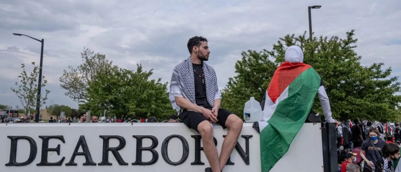 Muslims Gather Around Conservative Protesters Chanting ‘Allahu Akbar’ In Dearborn, Michigan