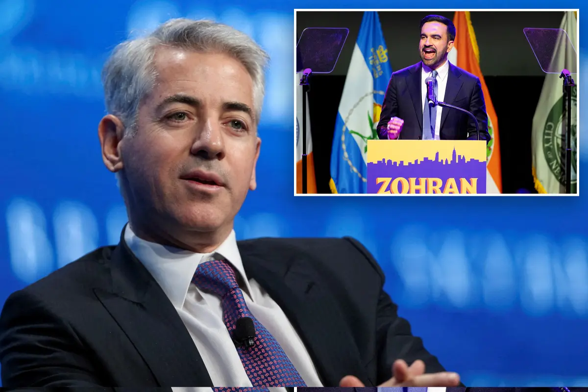 NYC moguls criticize Bill Ackman for praising Zohran Mamdani
