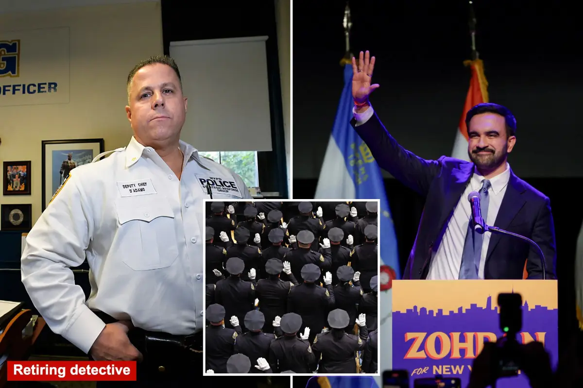 NYPD faces officer departures as morale drops with Zohran Mamdani set to take charge.