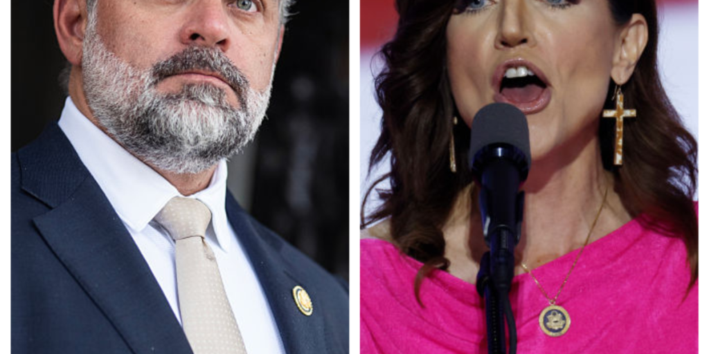 Nancy Mace and Cory Mills engage in a heated argument after the censure fails.