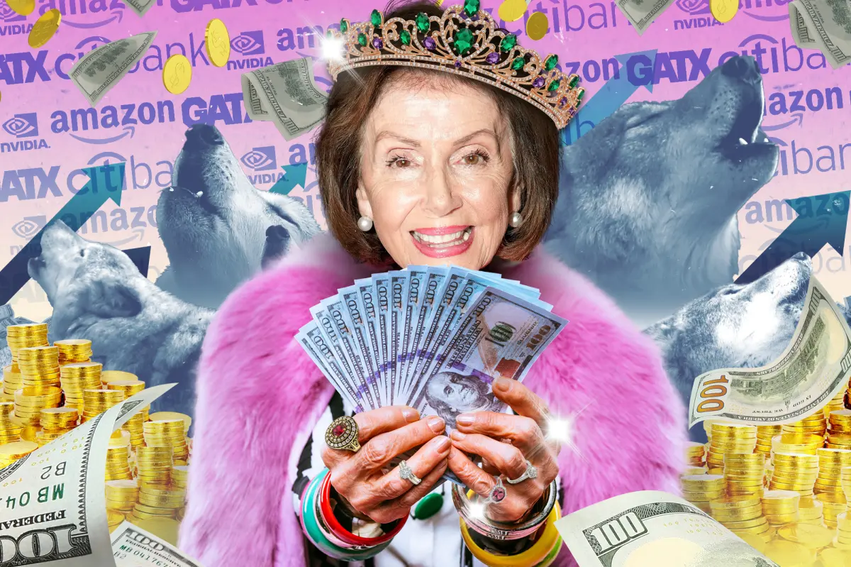 Nancy Pelosi earned $130 million from stock gains during her time in Congress.
