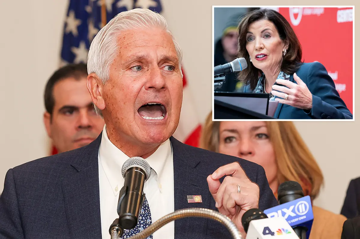 Nassau County Executive Bruce Blakeman urges Hochul to take a stand as the DSA pushes her to support Zohran Mamdani's tax increase.