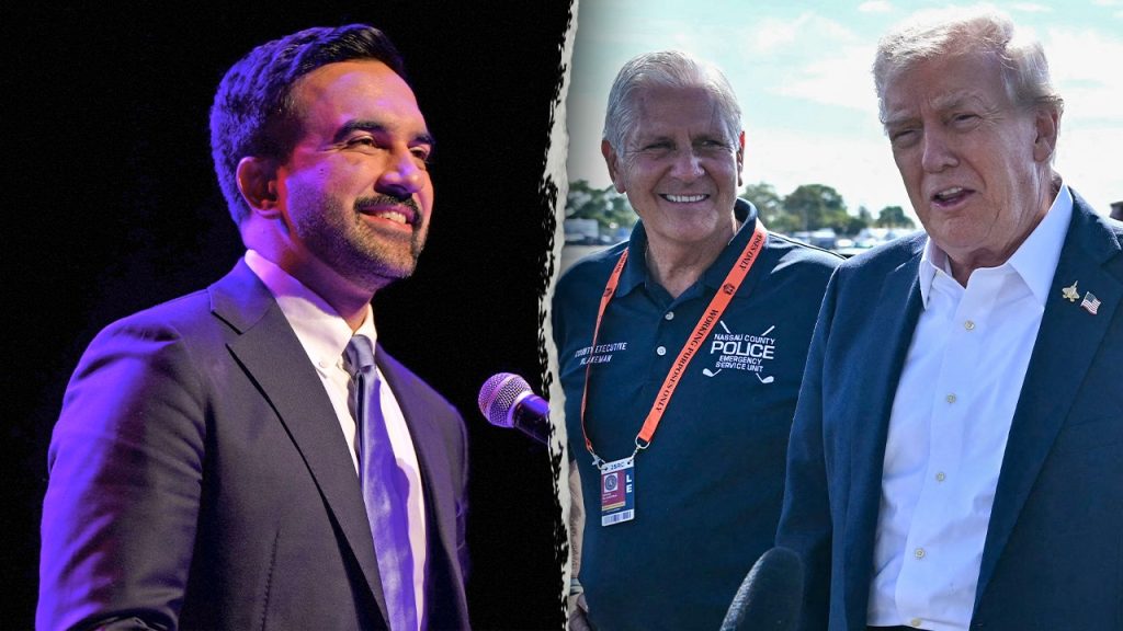 Nassau County votes to keep Trump-supported leader as New York City selects a socialist mayor.