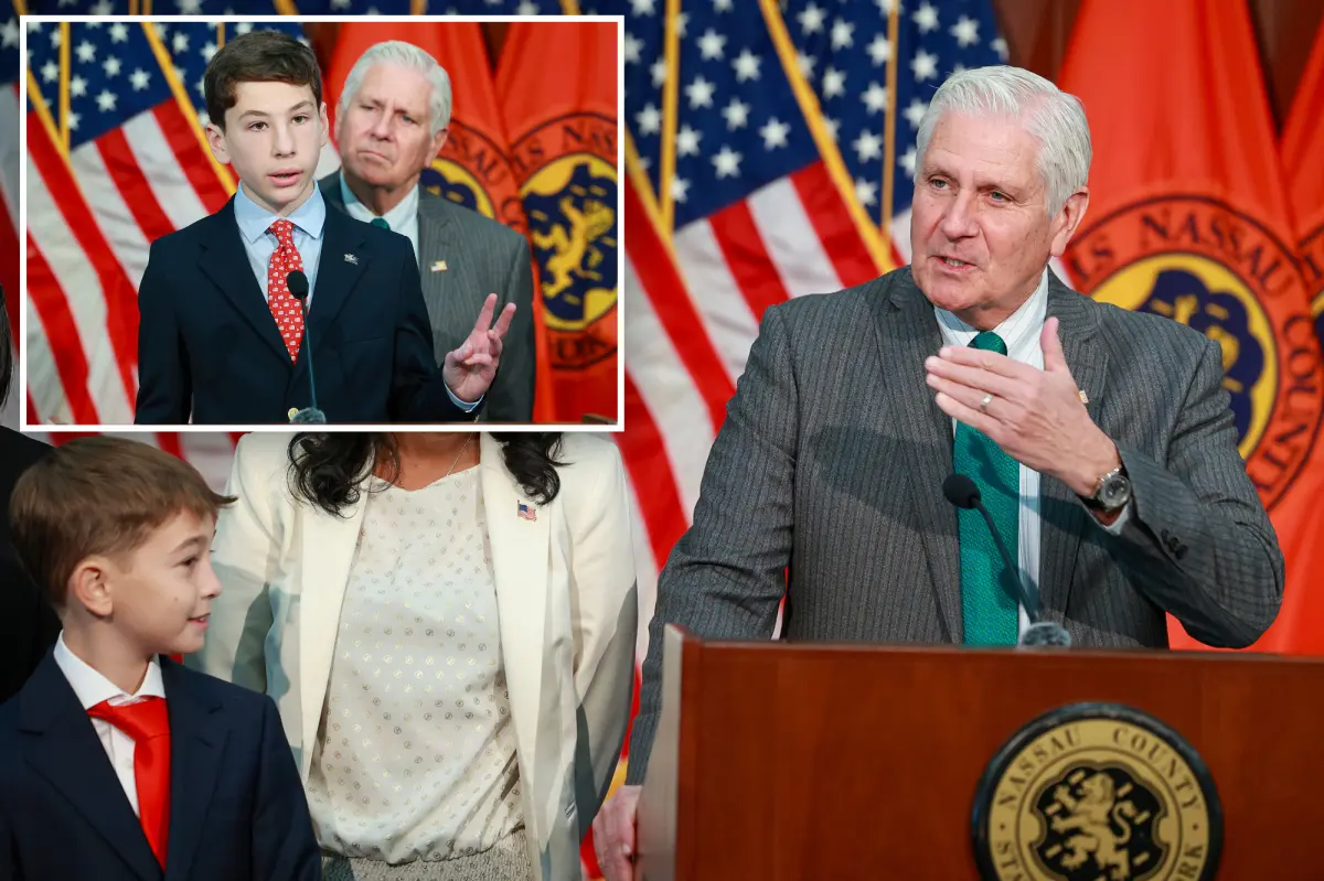 Nassau Executive Bruce Blakeman and Long Island families advocate for gluten warnings on restaurant menus and packaged foods.