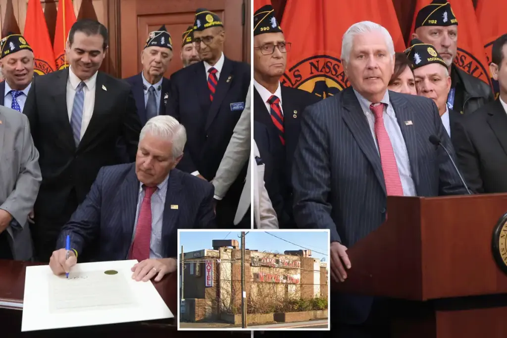 Nassau donates run-down, drug-affected former motel for $20 million initiative to support struggling veterans: officials