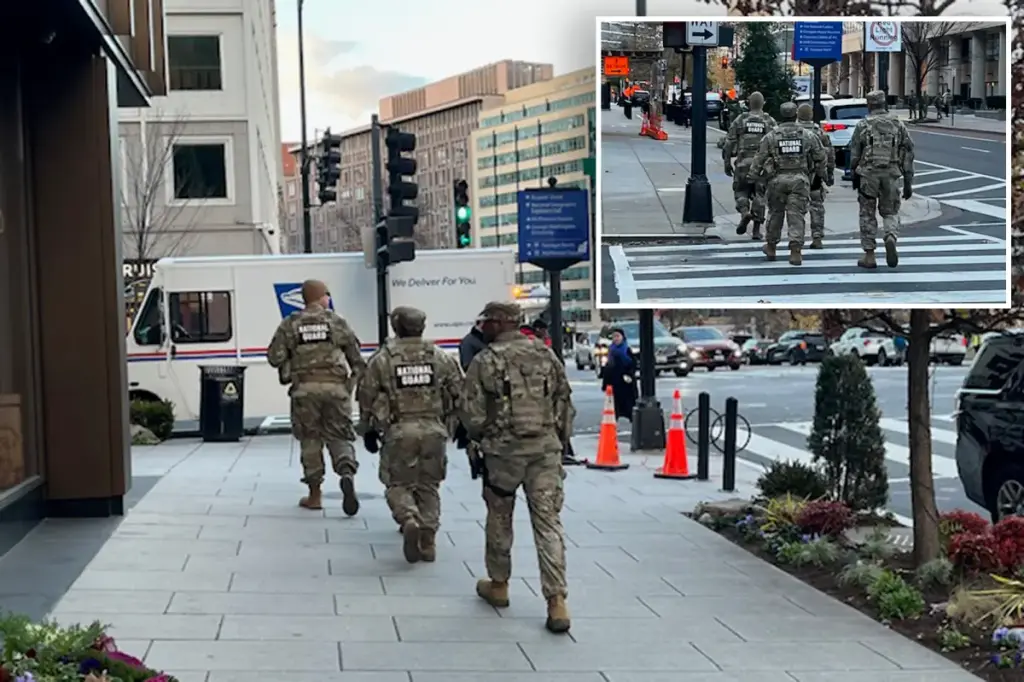 National Guard ready with patrols in DC following the surprising attack on a suspected terrorist.