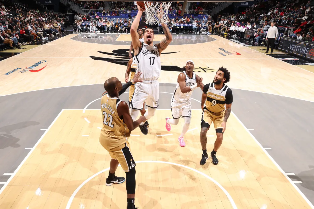 Nets achieve their second victory with a decisive win against the struggling Wizards