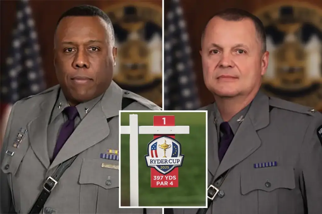 New York State Police officials brought their family into the Ryder Cup golf tournament: sources
