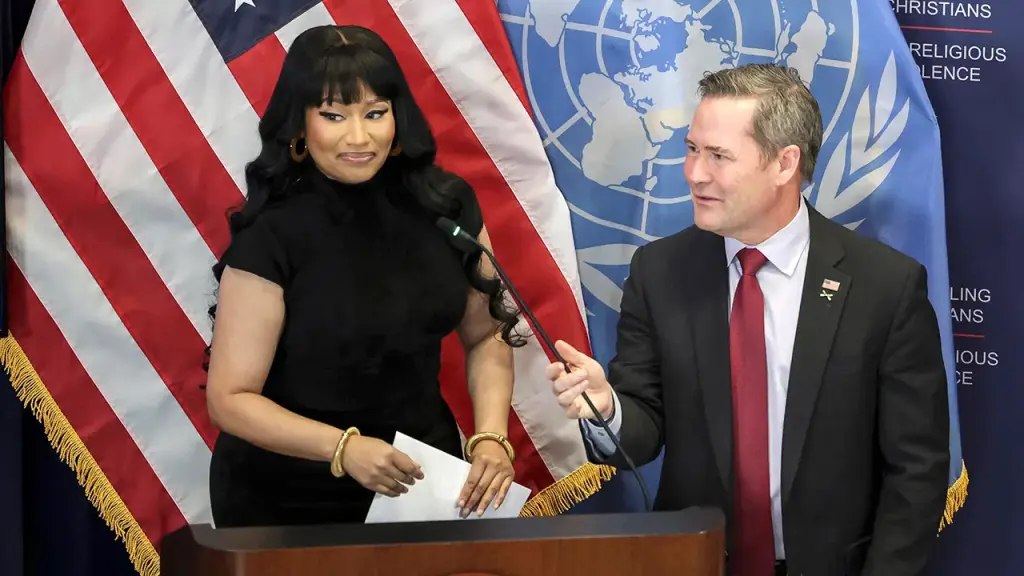 Nicki Minaj highlights the persecution of Christians in Nigeria at the UN.
