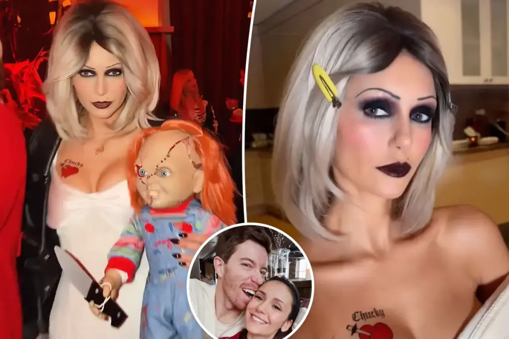 Nina Dobrev seemingly makes fun of ex Shaun White with her Halloween outfit