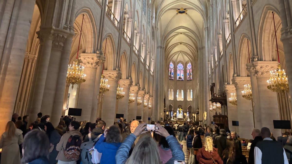 Notre Dame Cathedral approaches its reopening anniversary with an estimate of 12 million visitors.
