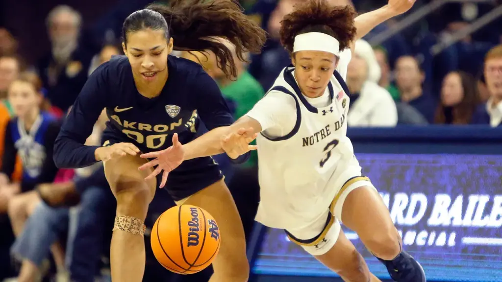 Notre Dame's Hannah Hidalgo achieves record-setting performance in basketball
