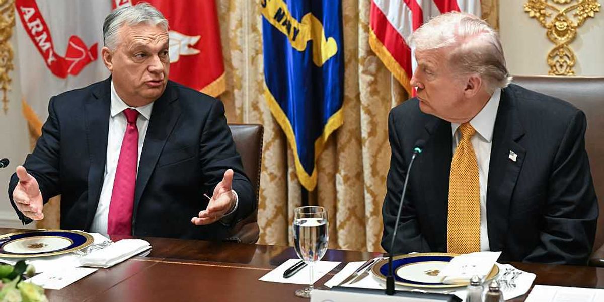 Orbán tells Trump that Hungary remains a Christian 'island of difference in a liberal sea' today.