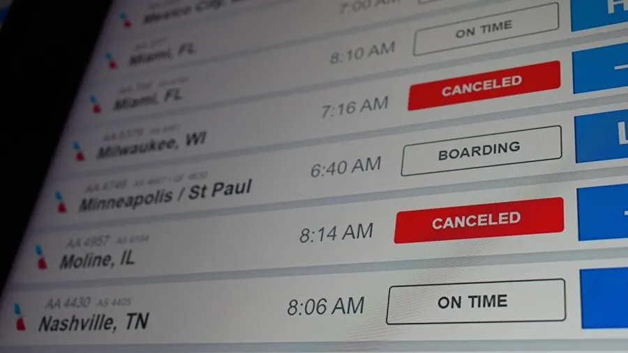 Over 1,000 flights canceled at US airports due to shutdown