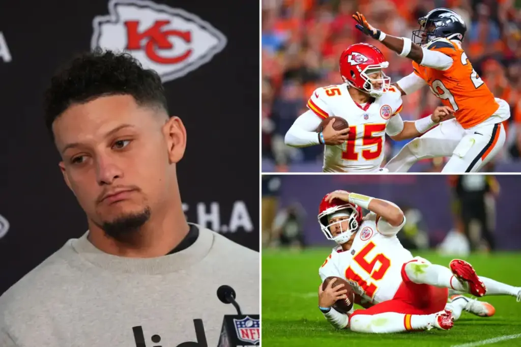 Patrick Mahomes accepts responsibility for the poor Chiefs defeat with the season in jeopardy.
