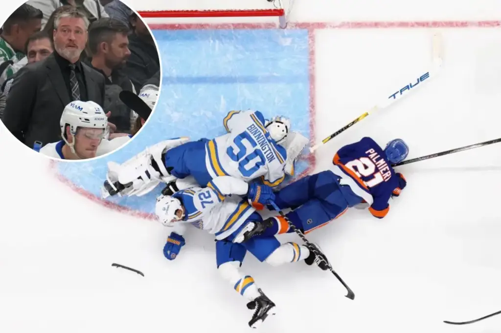 Patrick Roy supports his decision not to contest the Islanders' goal being disallowed.