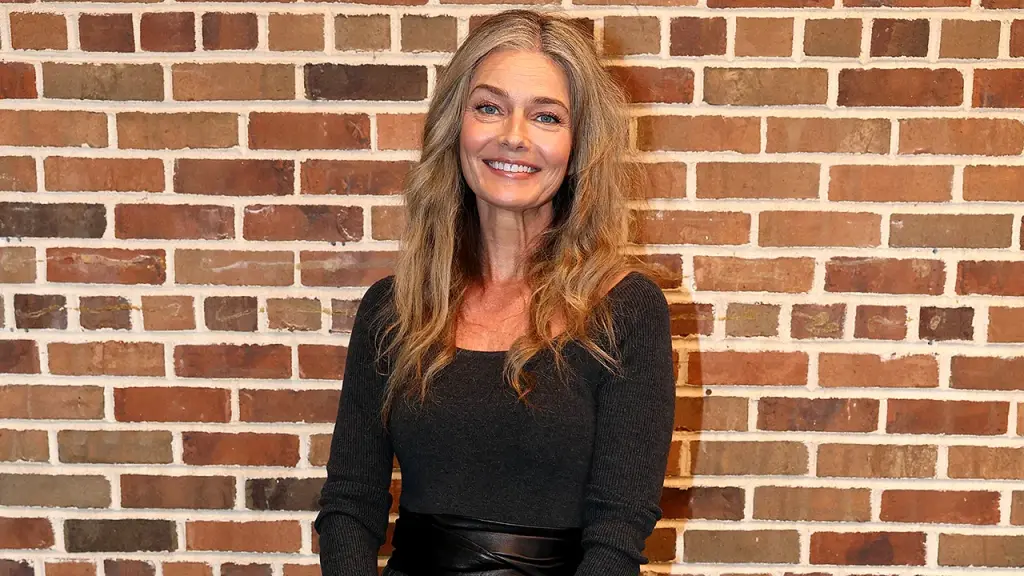 Paulina Porizkova poses in lingerie to promote body positivity at 60