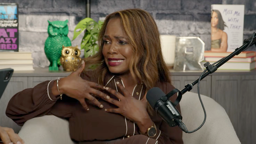 Podcaster disputes KJP's statement that a damaged White House points to Trump.