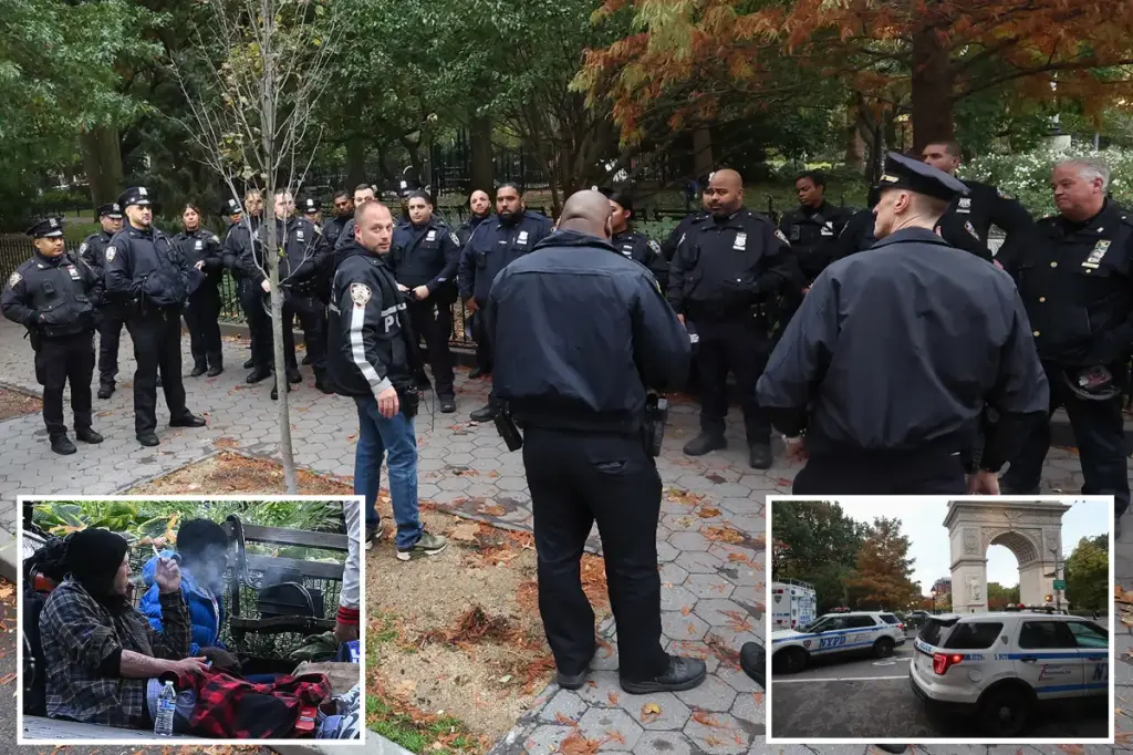 Police increase presence in Washington Square Park around the clock to eliminate drug users and dealers permanently
